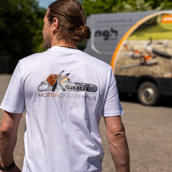 Motorgerätehaus Krauß T-Shirt – 100 % Baumwolle | Größen S–2XL