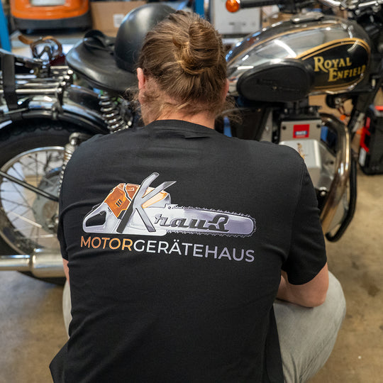 Motorgerätehaus Krauß T-Shirt – 100 % Baumwolle | Größen S–2XL